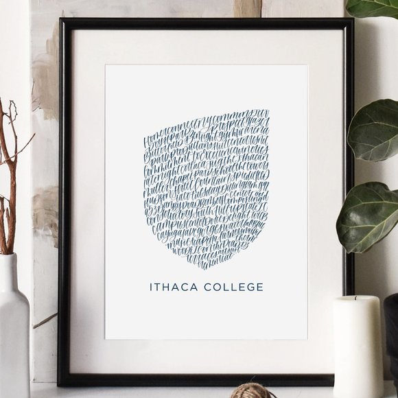 Ithaca College Logo PNG Vector (AI, PDF, SVG) Free Download Ithaca College Word Art